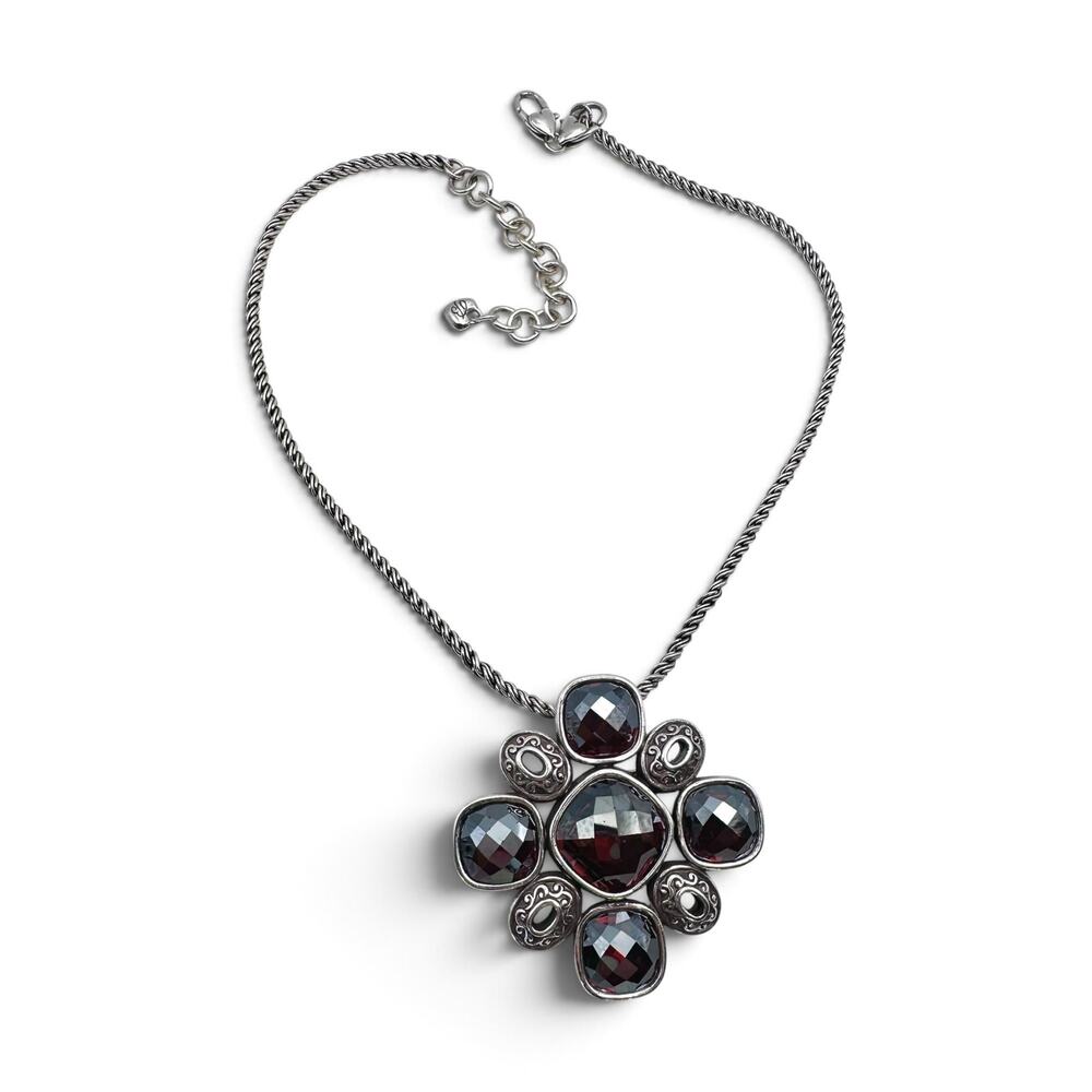 Brighton Venus Rising Convertible Crystal Necklace Brooch